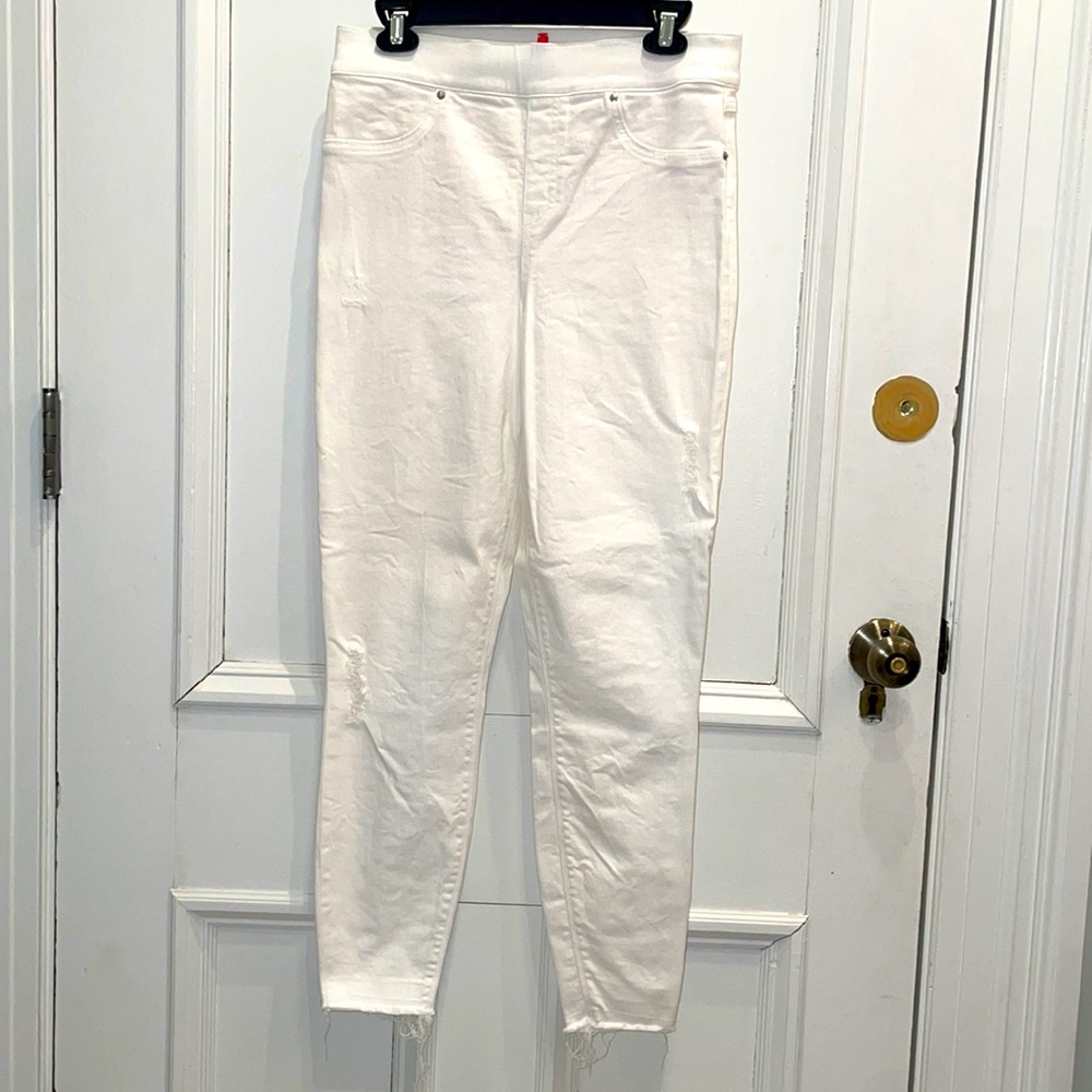 Spanx White Ankle Jeans